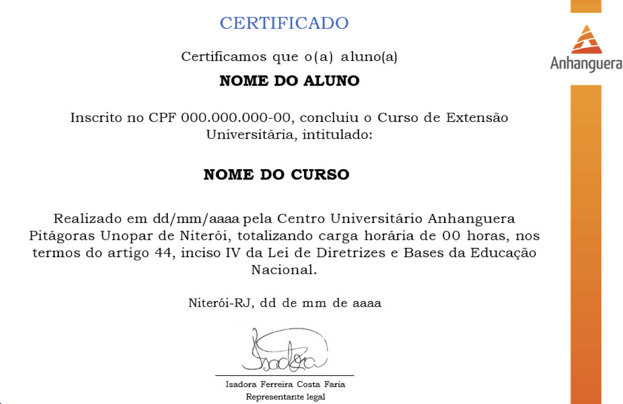 Certificado de Conclusão CabelON — 25 horas reconhecido pelo MEC, ministrado pelo Dr. Thiago Pigozzo